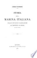 Storia della marina italiana ...