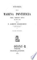Storia della marina pontificia del medio evo dal 728 al 1499