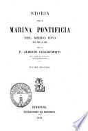 Storia della Marina pontificia nel Medio Evo dal 728 al 1499