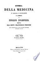 Storia della medicina in aggiunta e continuazione a quella di Curzio Sprengel