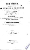 *Storia della medicina in aggiunta, e continuazione a quella di Curzio Sprengel