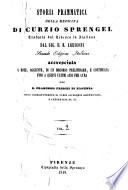 *Storia della medicina in aggiunta, e continuazione a quella di Curzio Sprengel