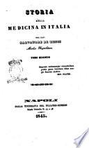 Storia della medicina in Italia pel cav. Salvatore De Renzi, medico napolitano