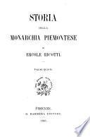 Storia della monarchia Piemontese