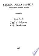 Storia della musica: Pestelli, G. L'età di Mozart e di Beethoven