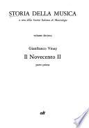 Storia della musica: Pt.1. Vinay G. II Novecento II. Pt. 2. Lanza, Andrea II Novecento II