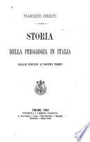 Storia della pedagogia in Italia