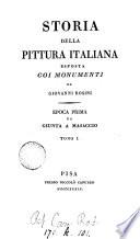 Storia della pittura italiana, esposta coi monumenti