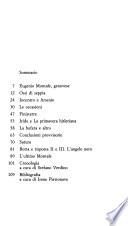 Storia della poesia di Eugenio Montale
