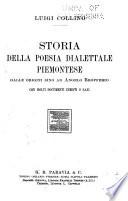 Storia della poesia dialettale piemontese