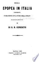Storia della poesia in Italia