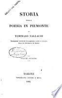 Storia della poesia in Piemonte