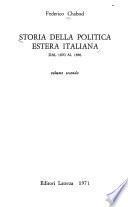 Storia della politica estera italiana dal 1870 al 1896