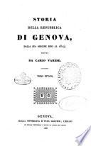 Storia della Repubblica di Genova, dalla sua origine sino al 1814