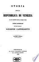 Storia della repubblica di Venezia dal suo principio sino al giorno d'oggi