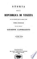 Storia della repubblica di Venezia dal suo principio sino al giorno d'oggi