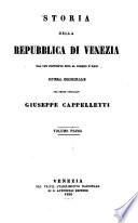 Storia della repubblica di Venezia dal suo principio sino al giorno d'oggi