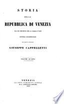 Storia della Repubblica di Venezia dal suo principio sino al suo fine, etc