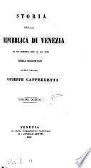 Storia della repubblica di Venezia dal suo principio sino al suo fine