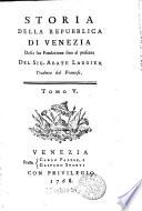 Storia Della Repubblica Di Venezia Dalla sua Fondazione sino al presente