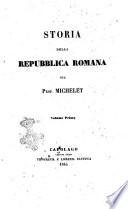 Storia della repubblica romana del Prof. Michelet