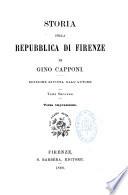 Storia della republica di Firenze