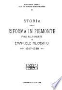 Storia della riforma in Piemonte