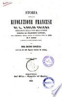 Storia della rivoluzione francese di L. Adolfo Thiers