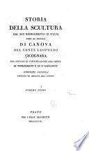 Storia della scultura dal suo risorgimento in Italia