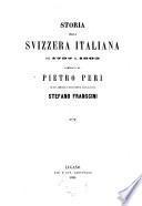 Storia della Svizzera Italiana dal 1797 al 1802