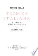 Storia della tecnica italiana alle origini della vita moderna