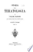 Storia della teratologia