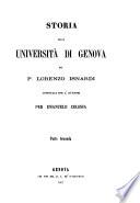 Storia della Università di Genova