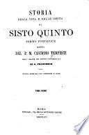 Storia della vita e delle geste di Sisto Quinto sommo pontefice
