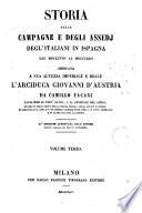 Storia delle campagne e degli assedj degl'italiani in Ispagna dal MDCCCVIII al MDCCCXIII