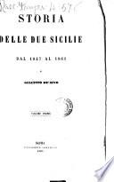 Storia delle Due Sicilie dal 1847 al 1861 di Giacinto De'Sivo