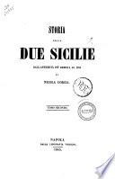 Storia delle Due Sicilie dall'antichita piu remota al 1789 di Nicola Corcia