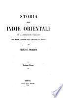 Storia delle Indie orientali per Costantino Mini