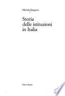 Storia delle istituzioni in Italia