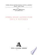 Storia delle letterature ceca e slovacca