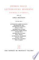 Storia delle letterature moderne d'Europa e d'America