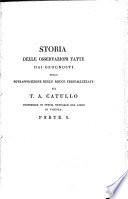 Storia delle osservazioni fatte da i geognosti