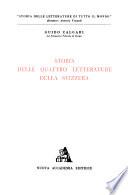 Storia delle quattro letterature della Svizzera