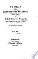 Storia delle repubbliche italiane dei secoli di mezzo