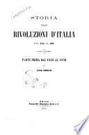 Storia delle rivoluzioni d'Italia dal 1846 al 1866