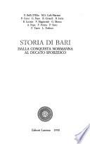 Storia di Bari: Dalla Conquista normanna al Ducato sforzesco