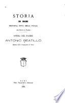 Storia di Bari, principal città della Puglia, nel regno di Napoli