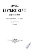Storia di Beatrice Cenci e de' suoi tempi