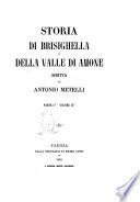 Storia di Brisighella e della valle di Amone scritta da Antonio Metelli
