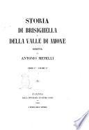 Storia di Brisighella e della valle di Amone scritta da Antonio Metelli